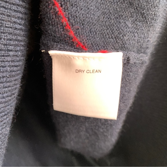 DANIEL CREMIEUX Mens argyle cashmere long sleeve sweater blues size M - Picture 7 of 10